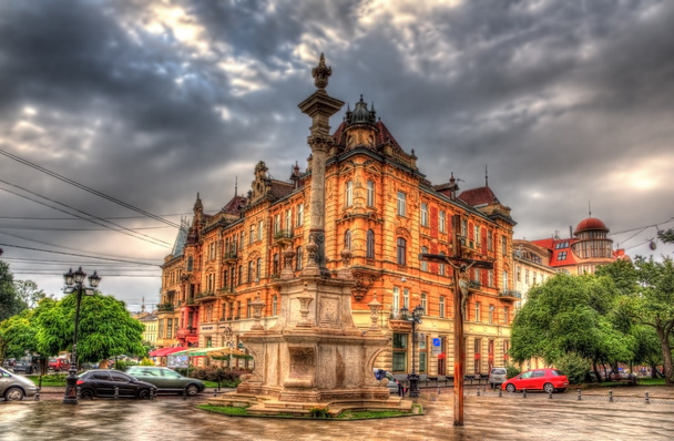 Colonne pour Jean de Dukla à Lviv, Ukraine
 - Photo, image