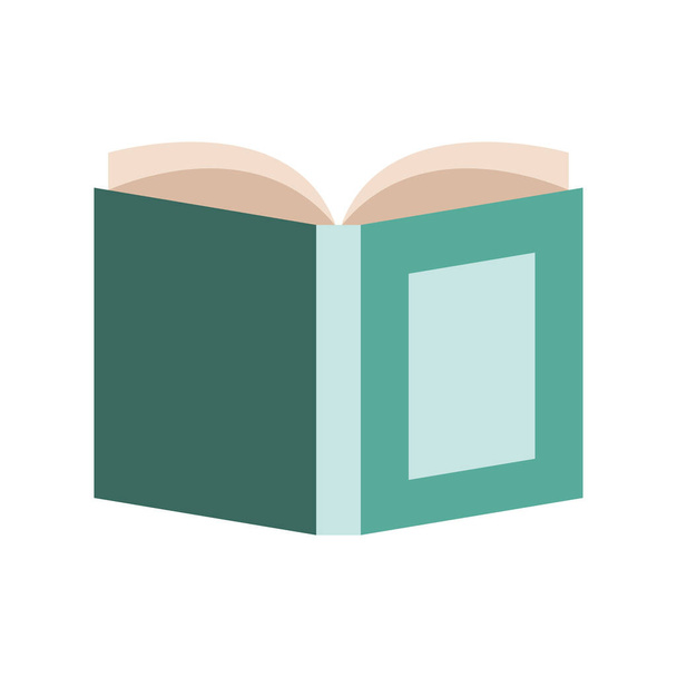 zelená učebnicová nabídka školní ikona - Vektor, obrázek