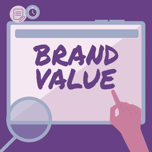 "Brand Değer" kavramsal başlığı, şirkete yazılan ve adı El Tablet Arama Planları ile tanınan ürünlerden yeni şaşırtıcı fikirler üretmektedir. - Fotoğraf, Görsel