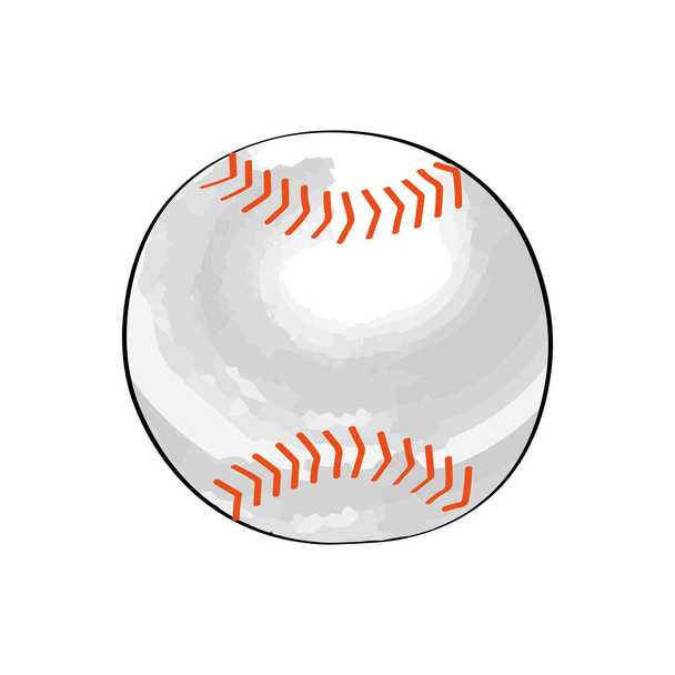 ikonie sprzętu sport baseball - Wektor, obraz