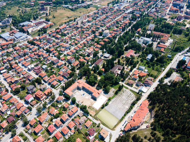 Aerial view of famous spa resort of Velingrad, Pazardzhik region, Bulgaria - Φωτογραφία, εικόνα