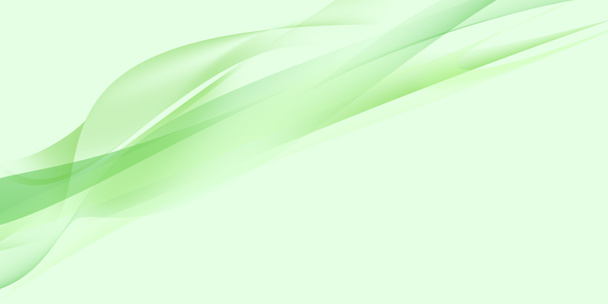 Ondas que fluyen abstractas sobre fondo verde brillante.  - Foto, imagen