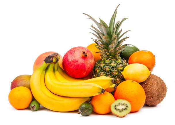 Composition des fruits tropicaux isolés
 - Photo, image