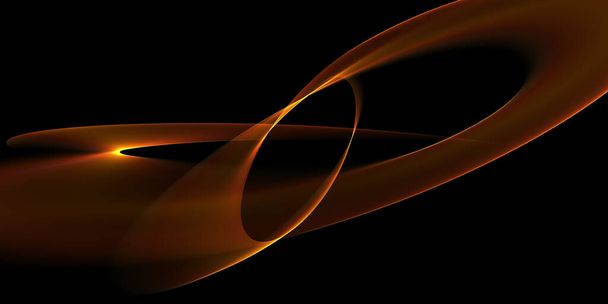 Beautiful Abstract Golden Waves Background. Template Design - Foto, afbeelding