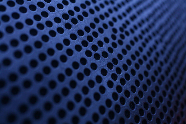 A closeup shot of a speaker grill texture - Photo, Image