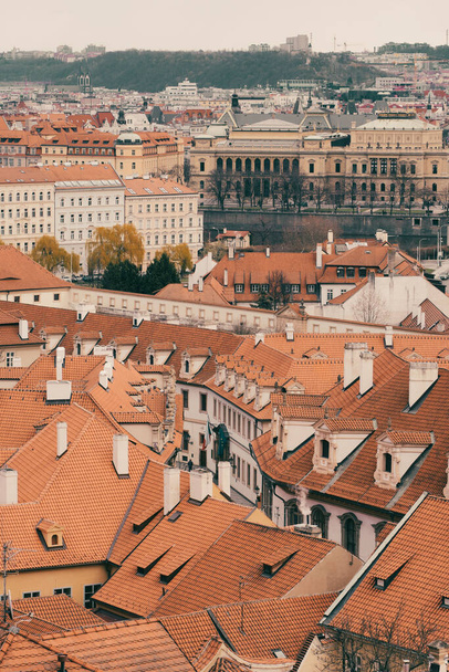 A scenery of buildings in Prague, Czechia - Foto, Imagen