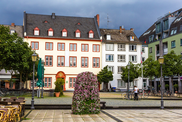 Munzplatz plein in Koblenz, Duitsland - Foto, afbeelding