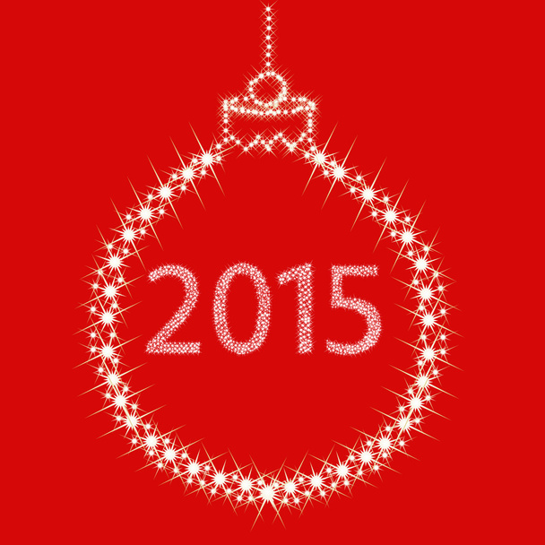 Ευτυχισμένο το νέο έτος 2015 - Διάνυσμα, εικόνα