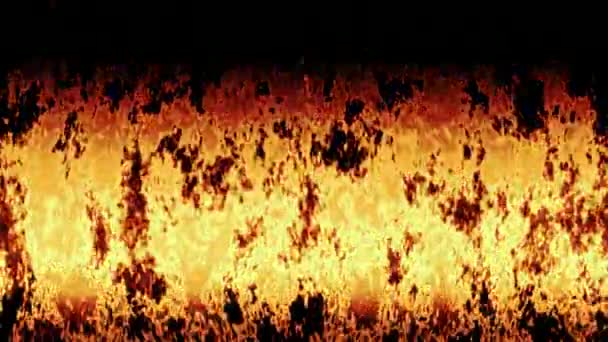 Generált égő tüzet varrat nélküli hurok videóinak - Felvétel, videó