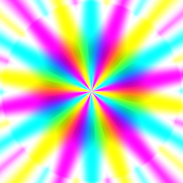 Rainbow waves generated texture - Photo, Image