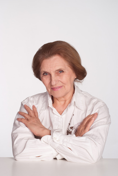 Beautiful elderly woman - Fotoğraf, Görsel