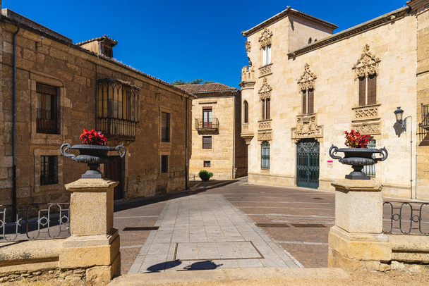 Дом маркизы Картаго в городе Сьюдад-Родриго, в Саламанке, Испания. Высокое качество фото - Фото, изображение