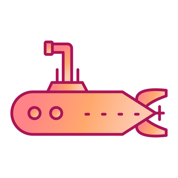 Icono submarino vector ilustración
 - Vector, Imagen