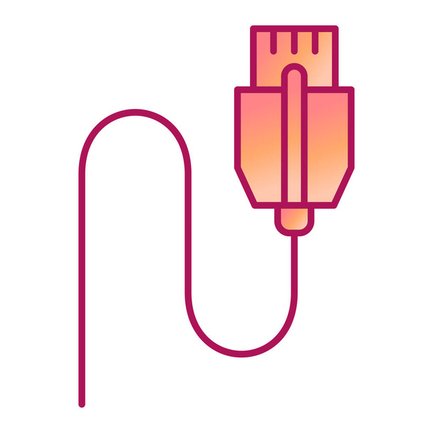 usb кабель значок Векторний дизайн ілюстрації
 - Вектор, зображення