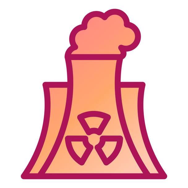 Vektor-Symbol für Atomkraftwerke - Vektor, Bild