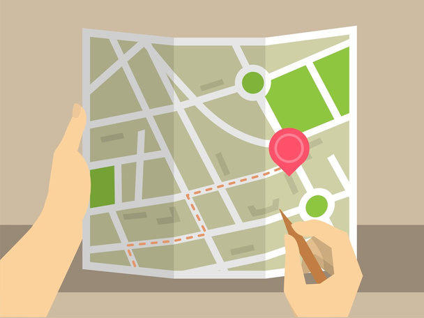 Search on map - Vector, Image