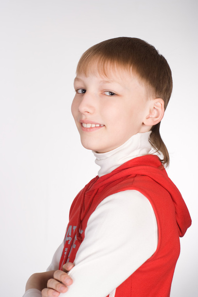 Young boy smiling - Foto, afbeelding