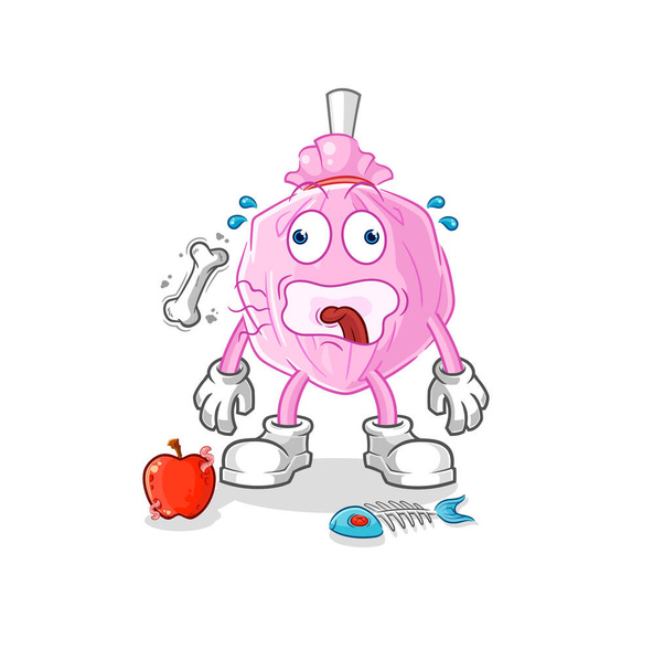 the cute candy burp mascot. cartoon vector - Vektori, kuva