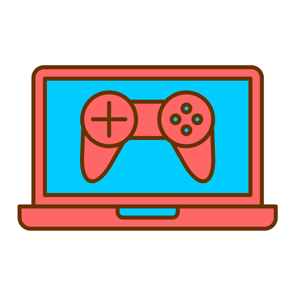 іконка ігрової консолі Векторна ілюстрація графічний дизайн
 - Вектор, зображення