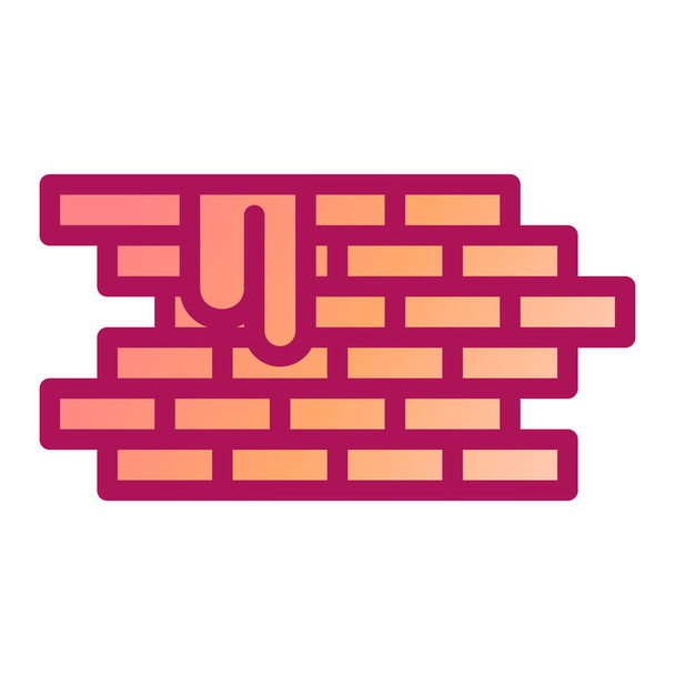icône de mur de briques. illustration vectorielle - Vecteur, image