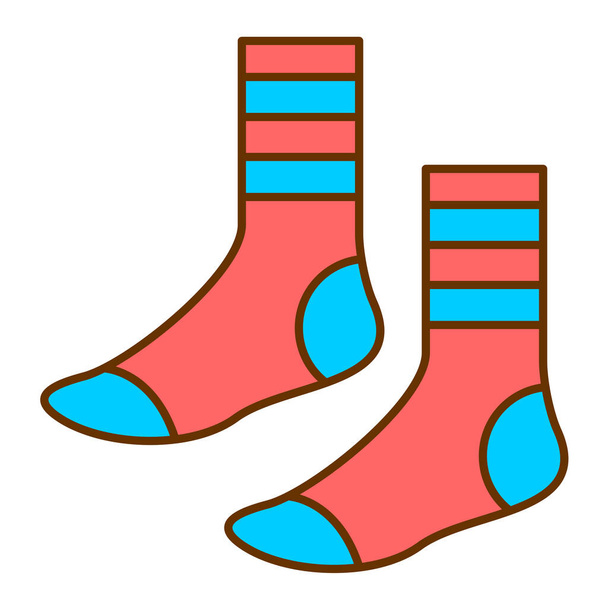 icona dei calzini. illustrazione vettoriale - Vettoriali, immagini