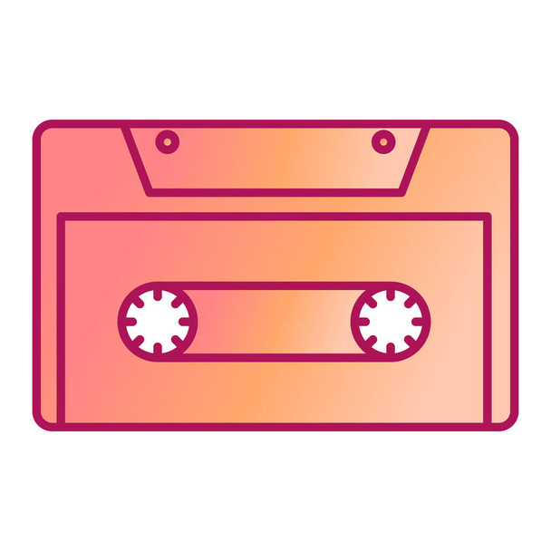 cassette tape icon vector illustration graphic design - Vector, Image