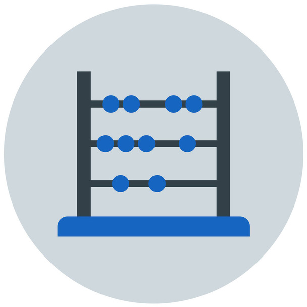 abacus. webová ikona jednoduchá ilustrace - Vektor, obrázek