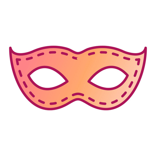 Carnaval masker icoon. cartoon illustratie van masquerade vector pictogrammen voor web - Vector, afbeelding