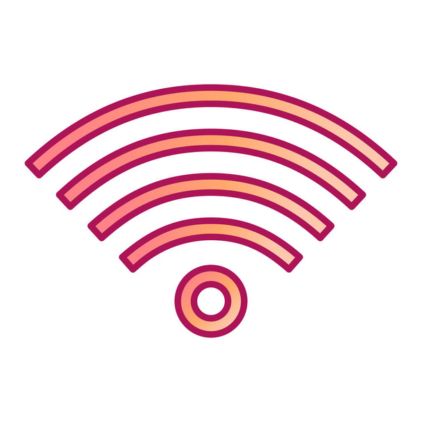 wifi signaal pictogram vector illustratie ontwerp - Vector, afbeelding