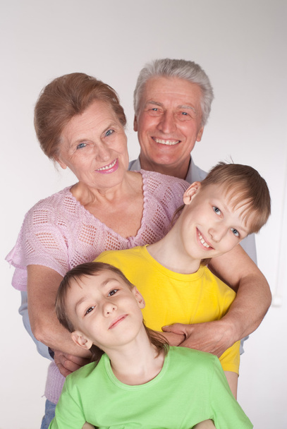 Grandparents and grandsons - Фото, зображення