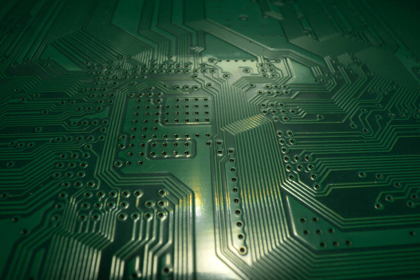 Electronic circuit board background. Abstract digital technology background. Electronic computer hardware technology. Motherboard digital chip. Tech background - Foto, imagen
