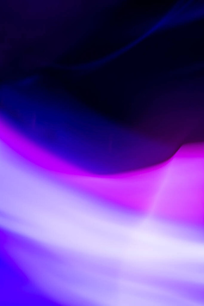 Fondo de banner abstracto, ondas brillantes en tonos azules. Contexto - Foto, imagen