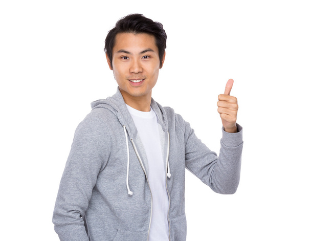 Man with thumb up - Photo, Image