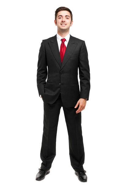 Smiling Businessman full length portrait - Foto, afbeelding