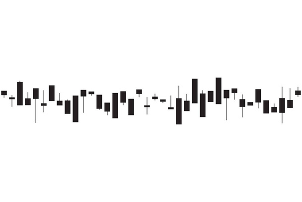 Chart vector icon business symbol. Finance rate diagram sign. Infochart market report. - Вектор,изображение