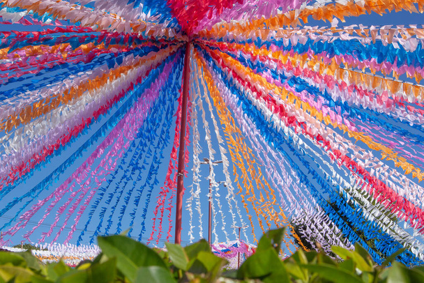 bandeiras de festa de junho bonitas e coloridas - Foto, Imagem