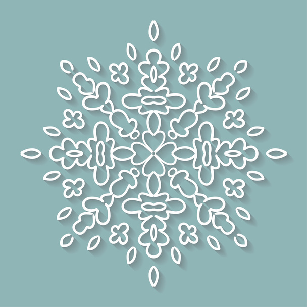 Decorative snowflake - Вектор, зображення