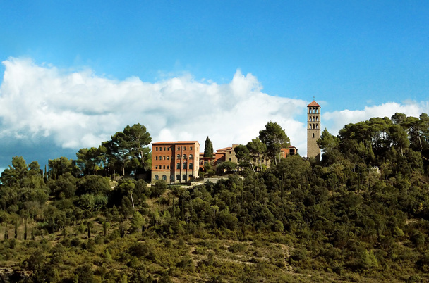 Vista aérea en el Monasterio de San Benito, España
 - Foto, imagen