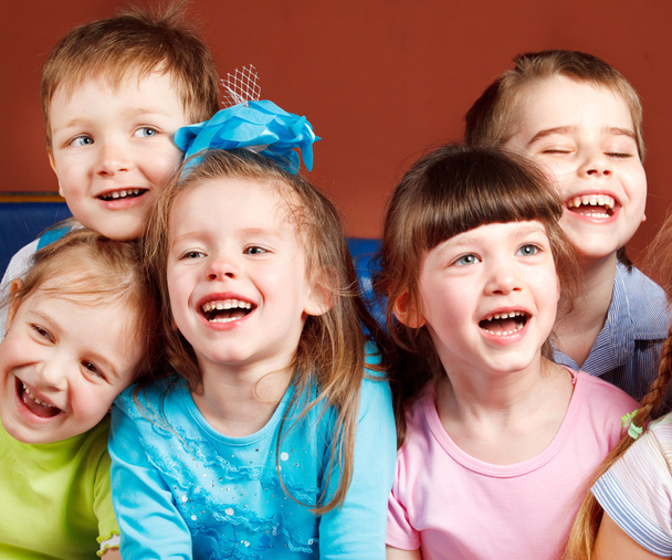 Kids laughing - Foto, afbeelding
