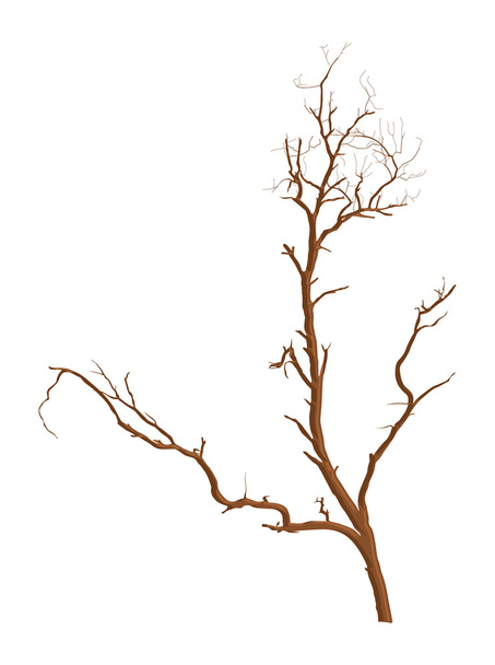 Dead Tree Vector Shape - Vector, Image