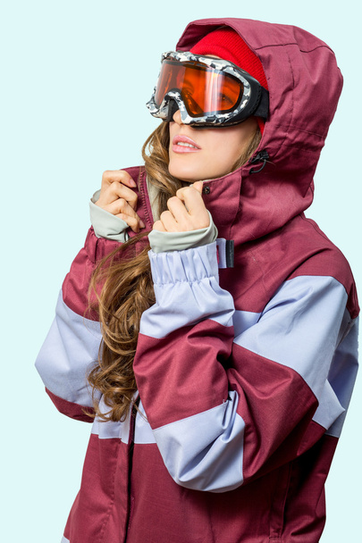 Winter sport woman - 写真・画像