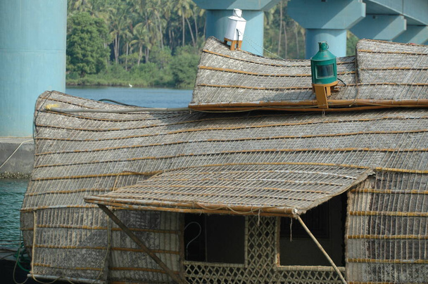 Toeristische woonboot Kerala India - Foto, afbeelding