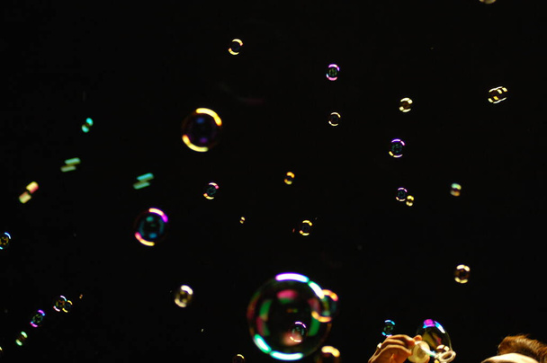 Gros plan des bulles d'air
 - Photo, image