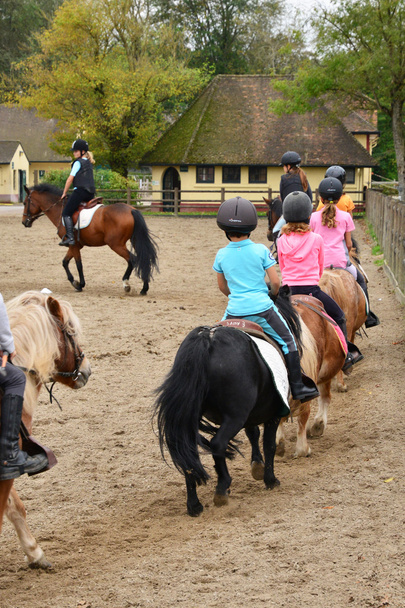 フランス、ル ・ トゥケの乗馬センター  - 写真・画像