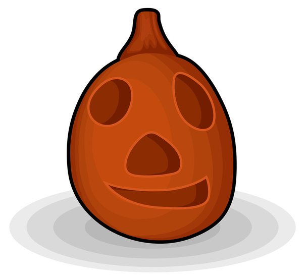 Horrible Halloween Pumpkin - Vektör, Görsel