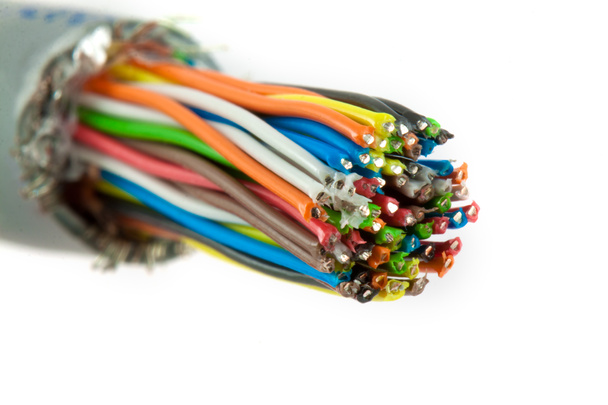 Набор цветных кабелей
 - Фото, изображение