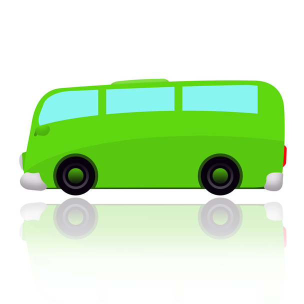 Зеленый автобус
 - Фото, изображение