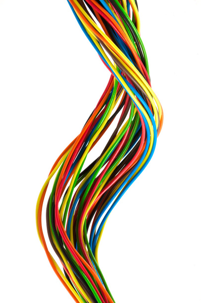 barevné kabely - Fotografie, Obrázek
