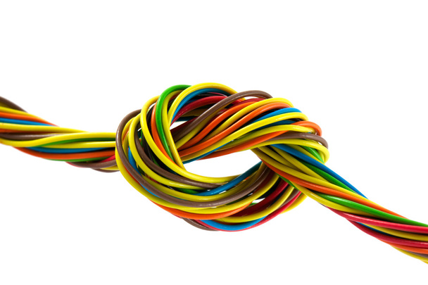 Bundle of color cables - Zdjęcie, obraz