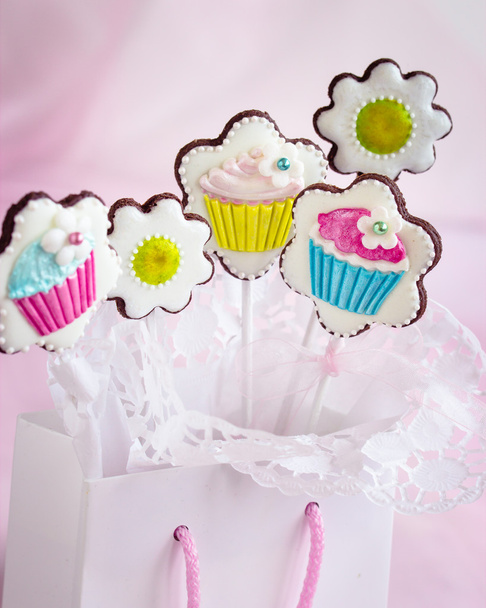 születésnapi cupcakes - Fotó, kép